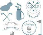 Vintage Golf 2 Vectors