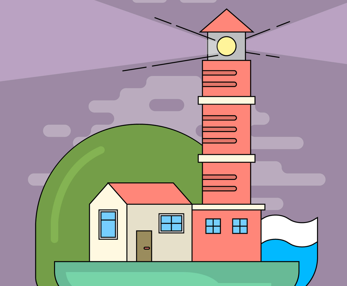 Flat Lighthouse