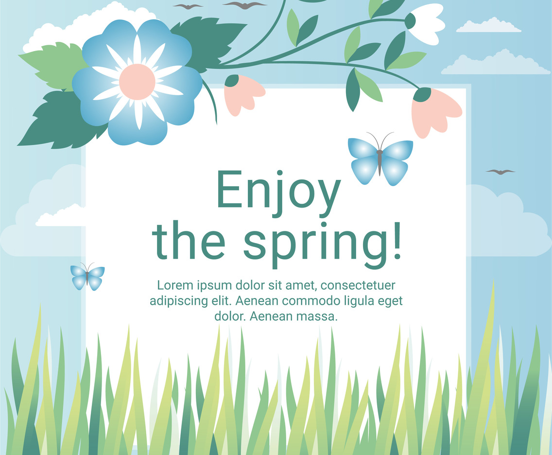 Spring Holiday Vector Illustration