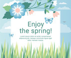 Spring Holiday Vector Illustration