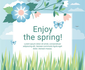 Spring Holiday Vector Illustration