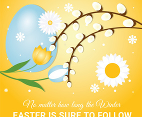 Easter Holiday Vector Elements