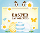 Easter Spring Holiday Vector Background