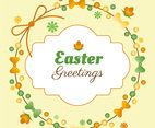 Easter Spring Holiday Vector Background
