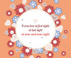 Flat Valentine's Day Vector Elements