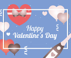 Flat Valentine's Day Vector Elements