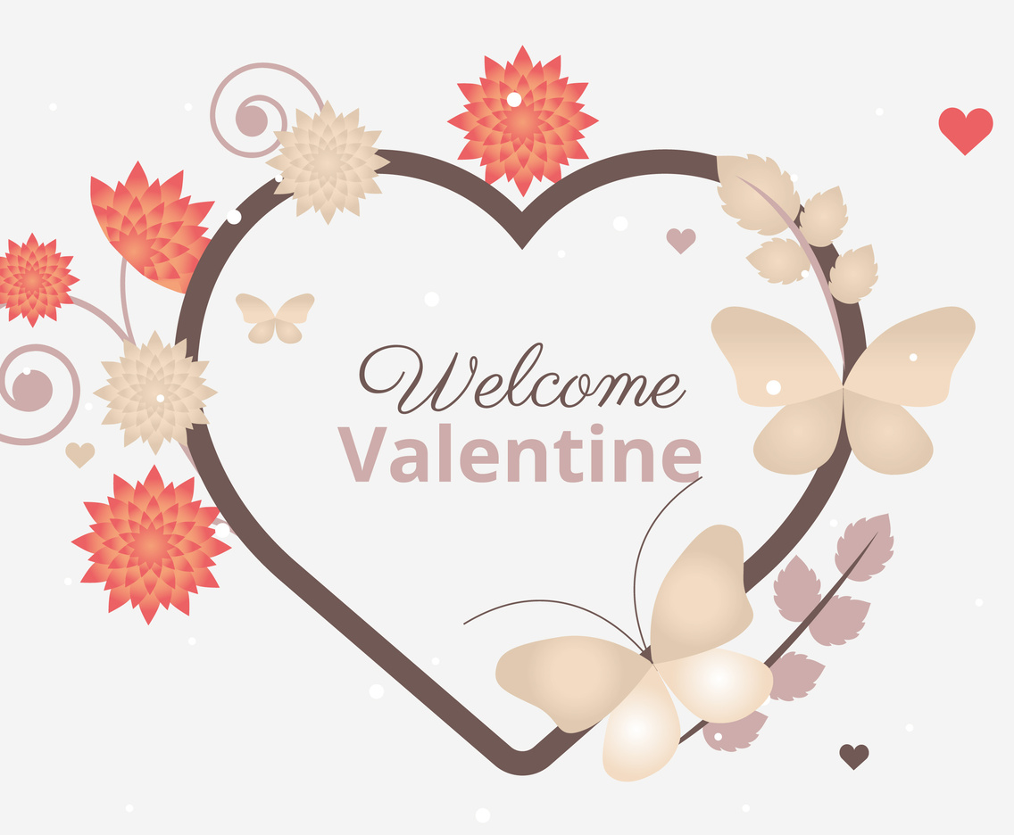 Flat Valentine's Day Vector Elements