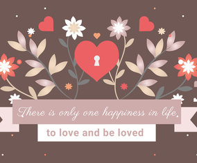 Flat Valentine's Day Vector Elements