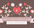 Flat Valentine's Day Vector Elements