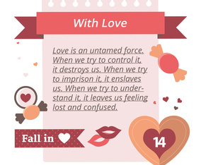 Valentine's Day Background Vector Illustration