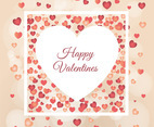 Postcard to Valentine's Day Vector Illustration