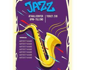 Jazz Concert Poster Vector
