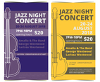 Vector Jazz Concert Posters