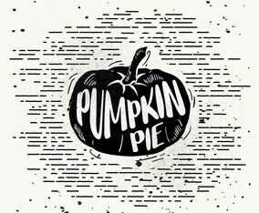 Hand-Drawn Pumpkin Silhouette Vector