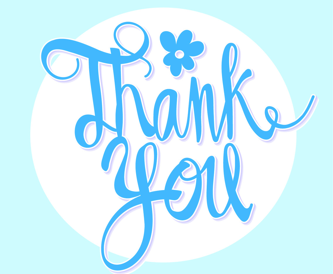Thank You Hand Lettering Style