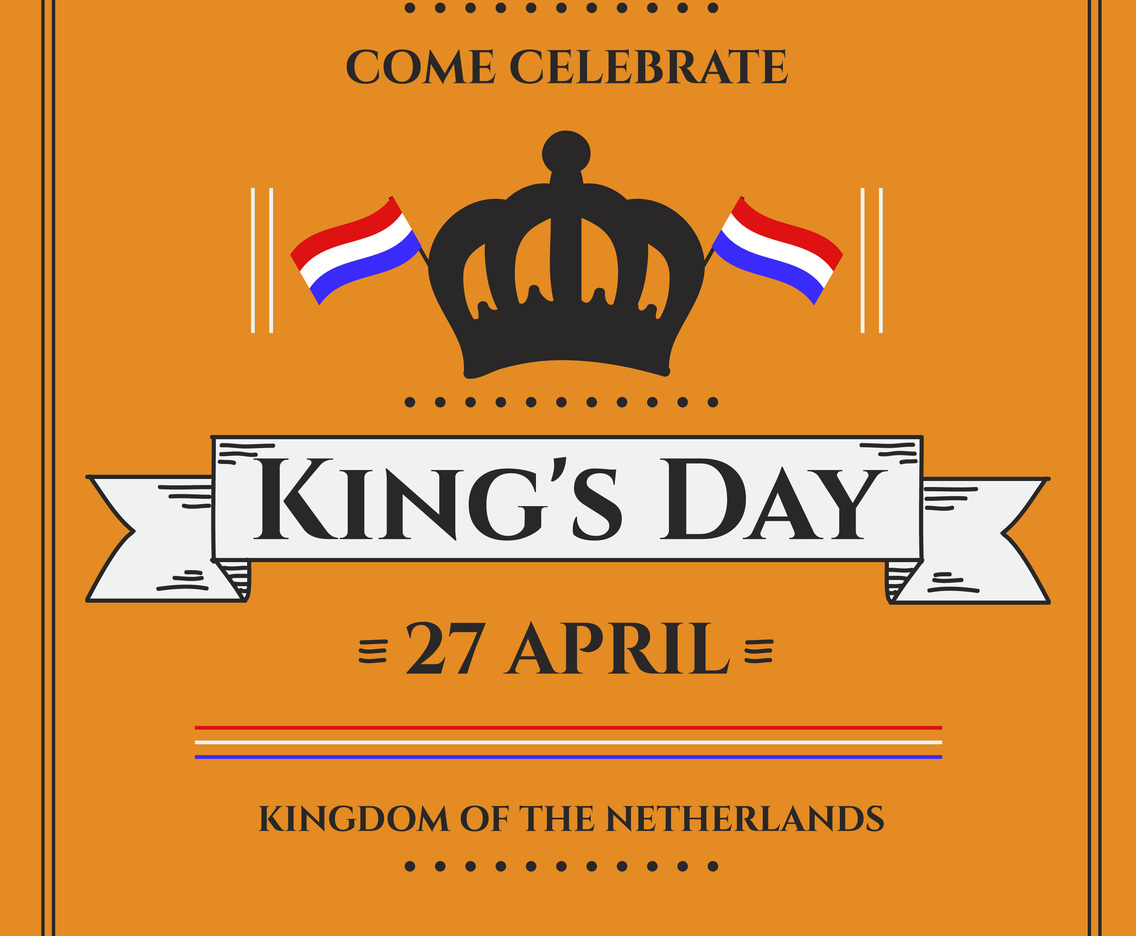 Kings Day Festival Poster Vector