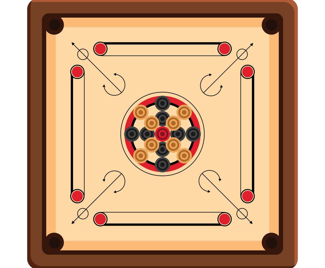 Carrom Board Game