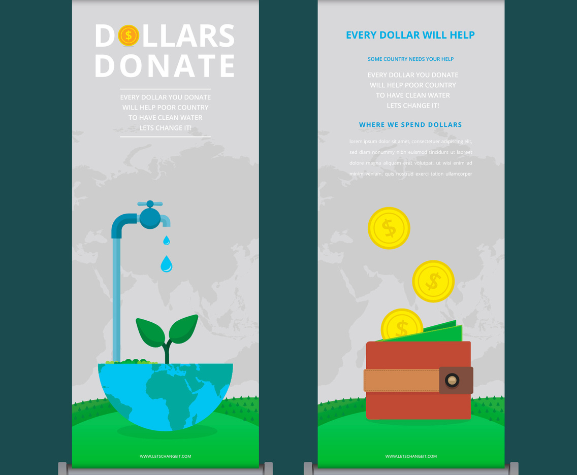 Business Roll Up. Standee Design. Banner Template.