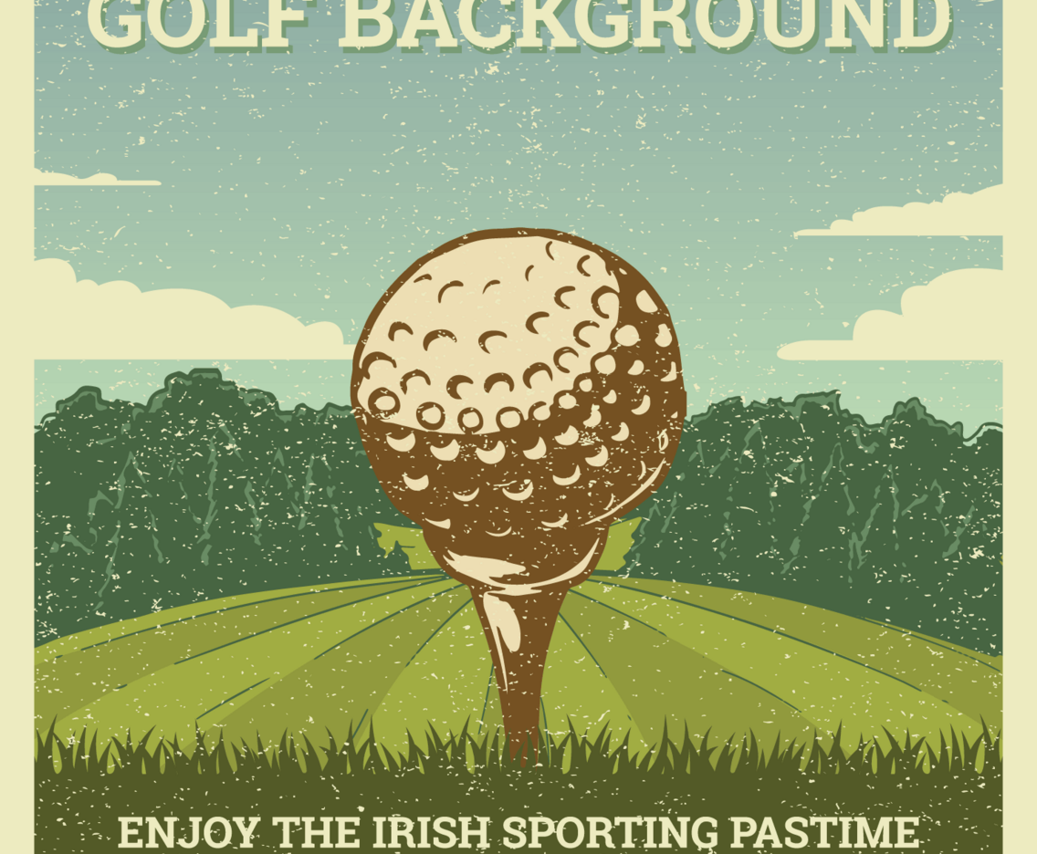 Vintage Golf Illustration