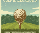 Vintage Golf Illustration