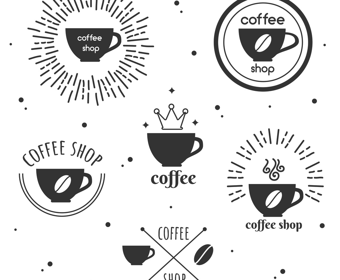 Coffee Shop Logo Set