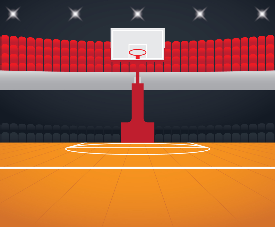 Realistic Basketball Arena