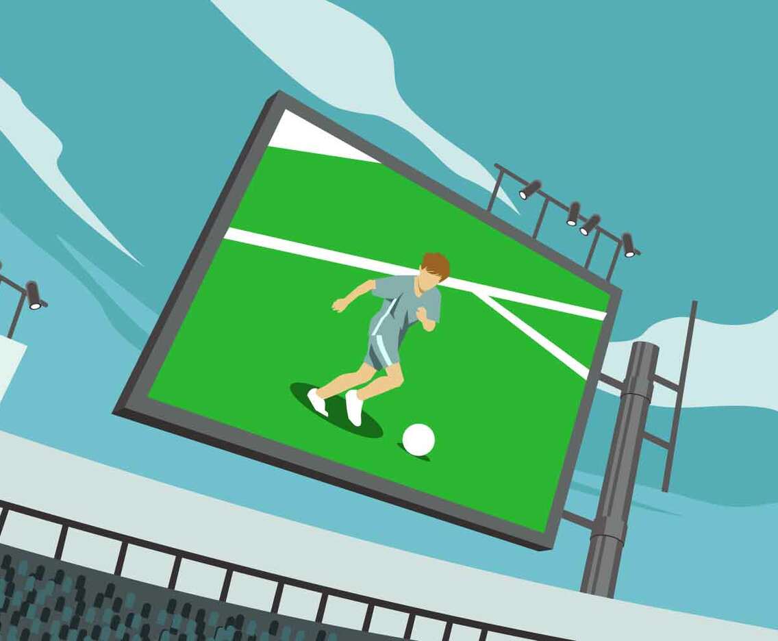 Football Jumbotron Illustration