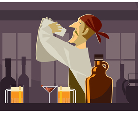 Bartender Vector