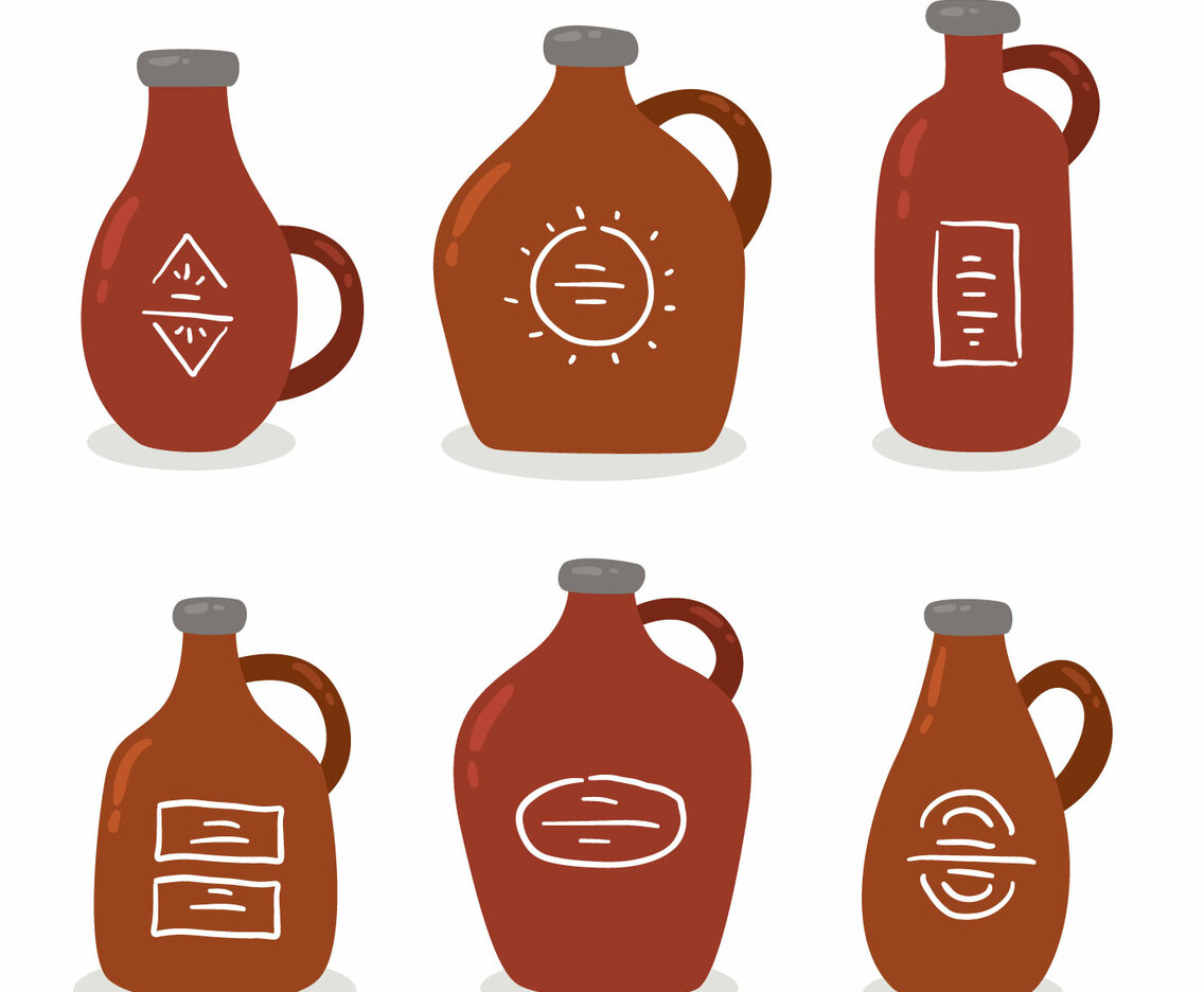 Colored Growler Collection Vector