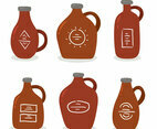 Colored Growler Collection Vector