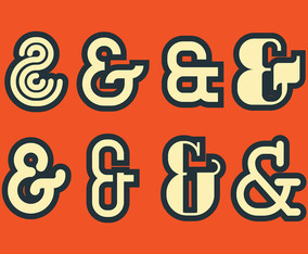 ampersand Vector Set