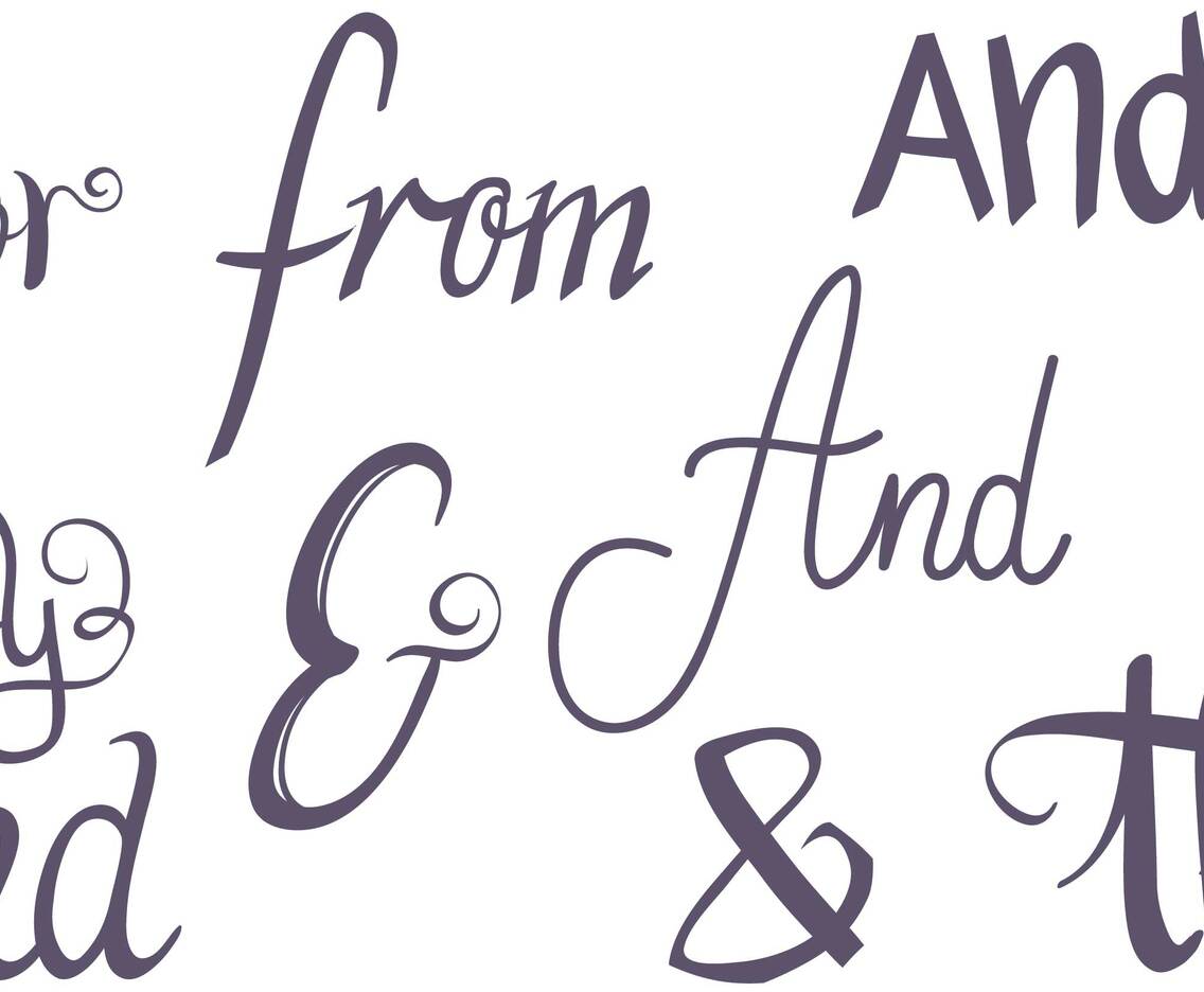 Catchwords Ampersands Vectors