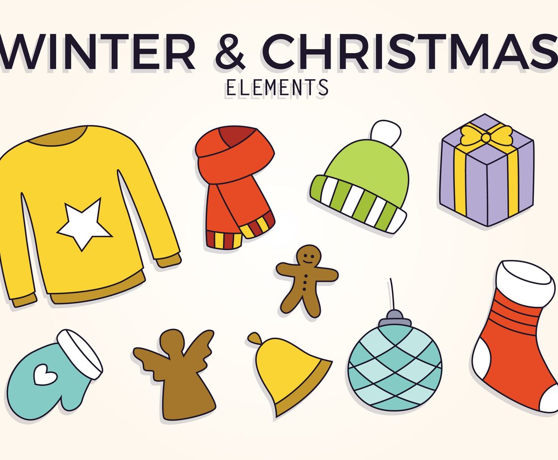 Winter Christmas Elements