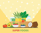 Super Foods Illustration