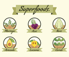 Super Foods Vector Illustrations