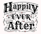 Happily Ever After Vector