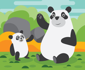 Cute Critters Illustration