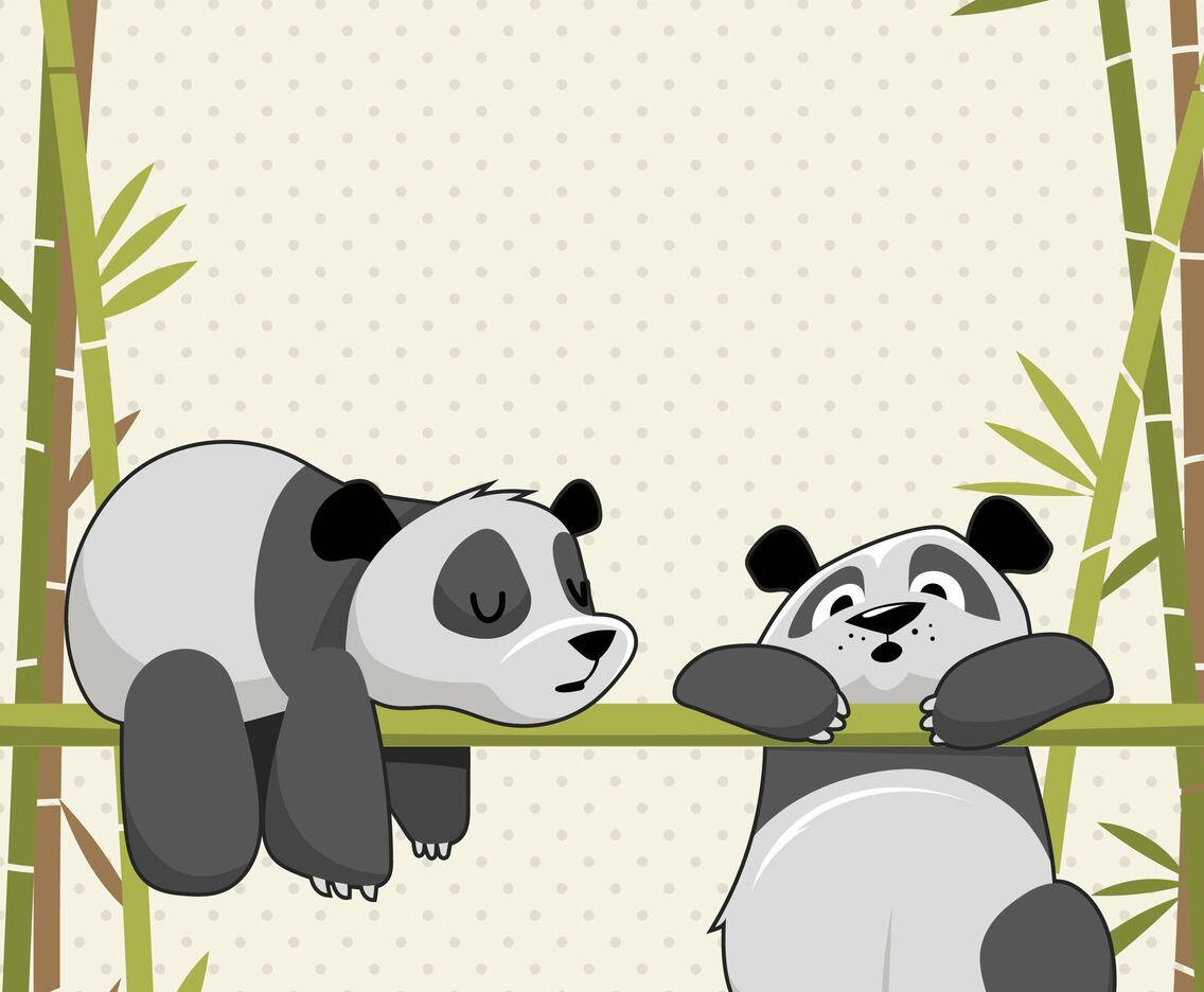 Cute Critters Panda Sleeping