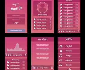 mobile app gui