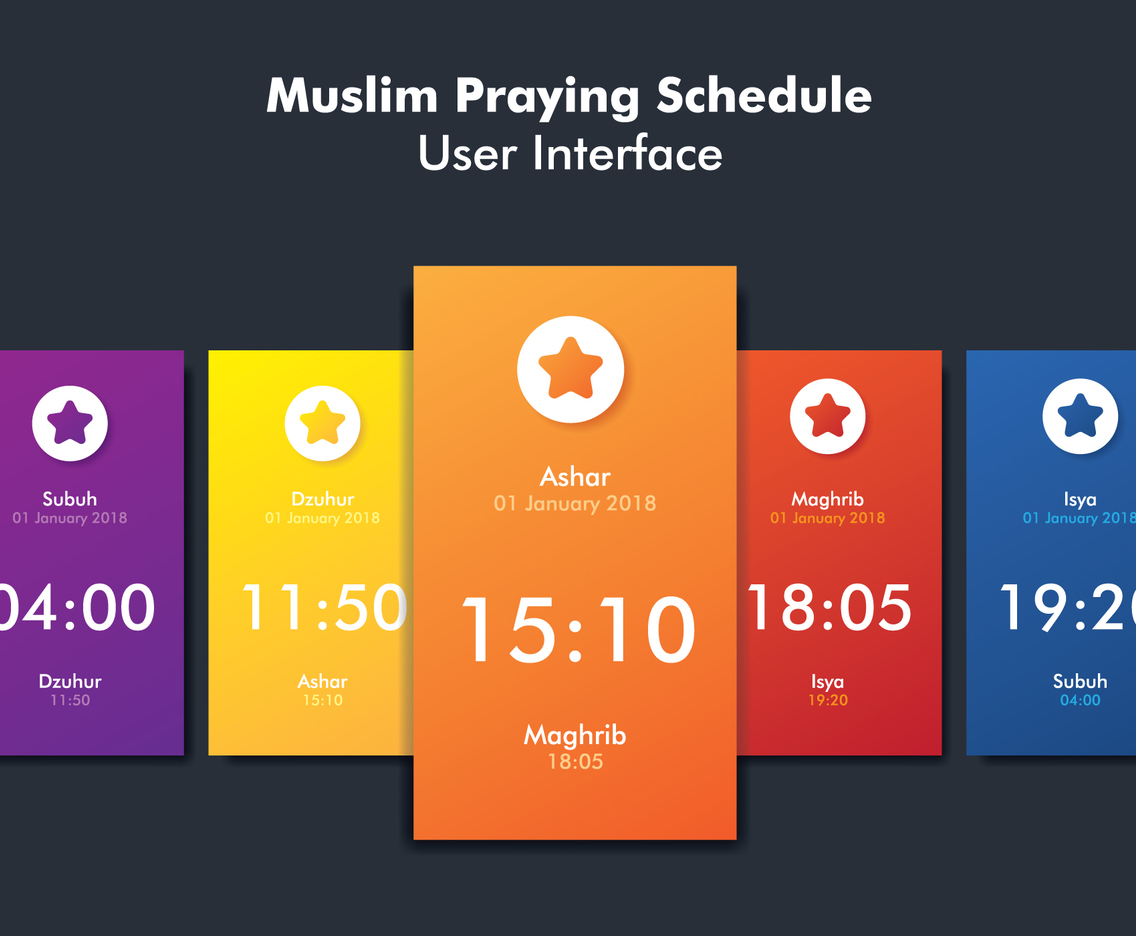Muslim Prayer UI