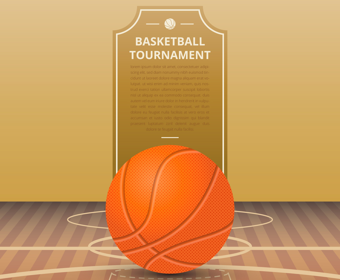 Basketball and basketball court floor plan.