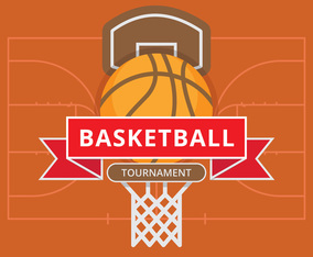 Basketball and basketball court floor plan.