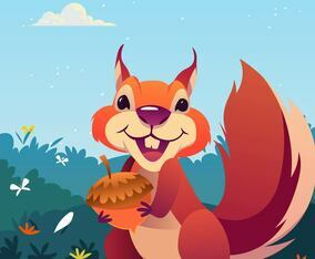 Cute Critters Squirrel