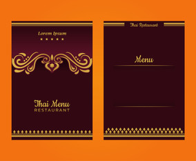 Thai Menu Template