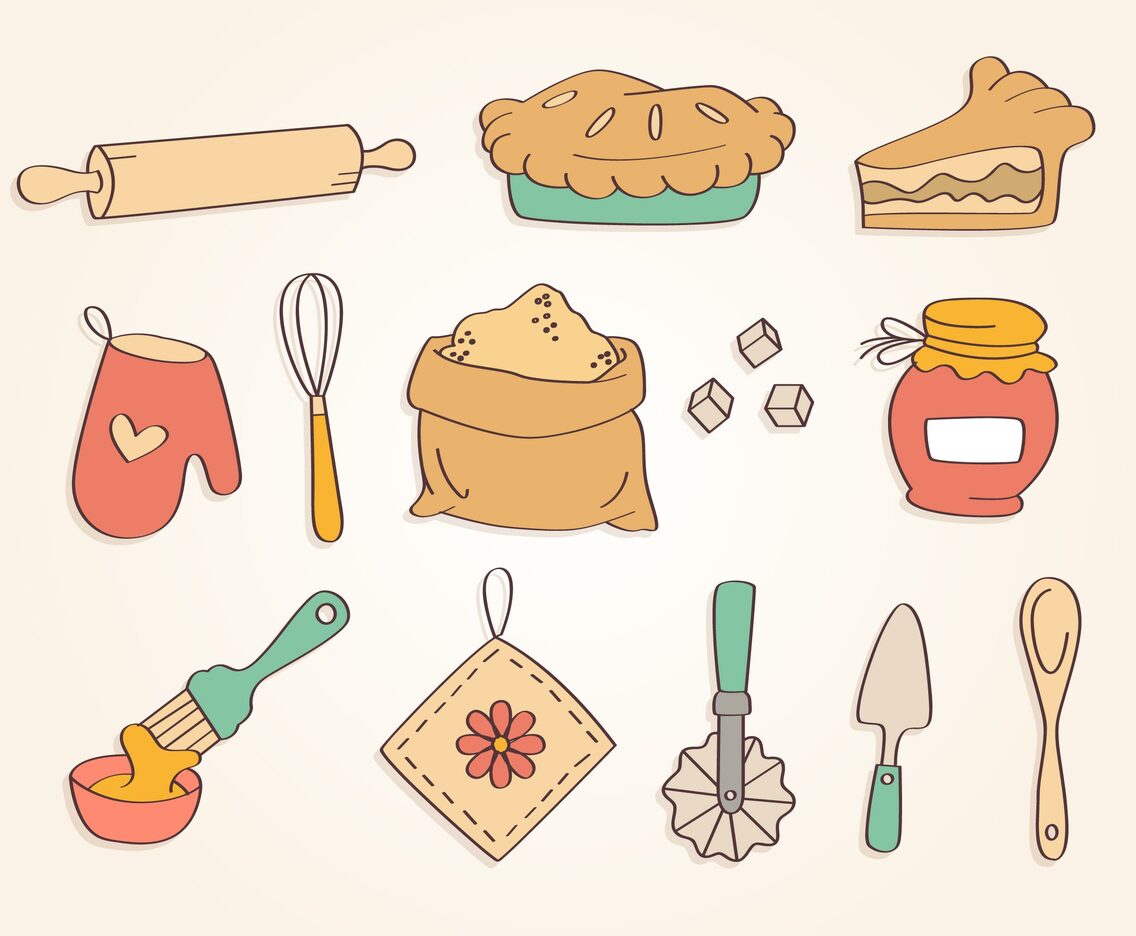 Pie Ingredients Vector