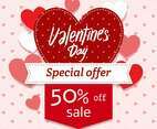 Valentines Day Sale Banner