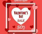 Valentines Day Sale Banner