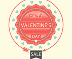 Valentine's Day Sale Background