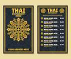 Thai Menu Template