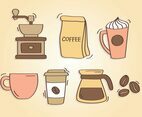Hand Drawn Coffee Vector